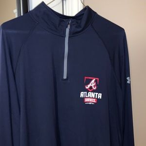 Atlanta Braves Under Armour Pullover L